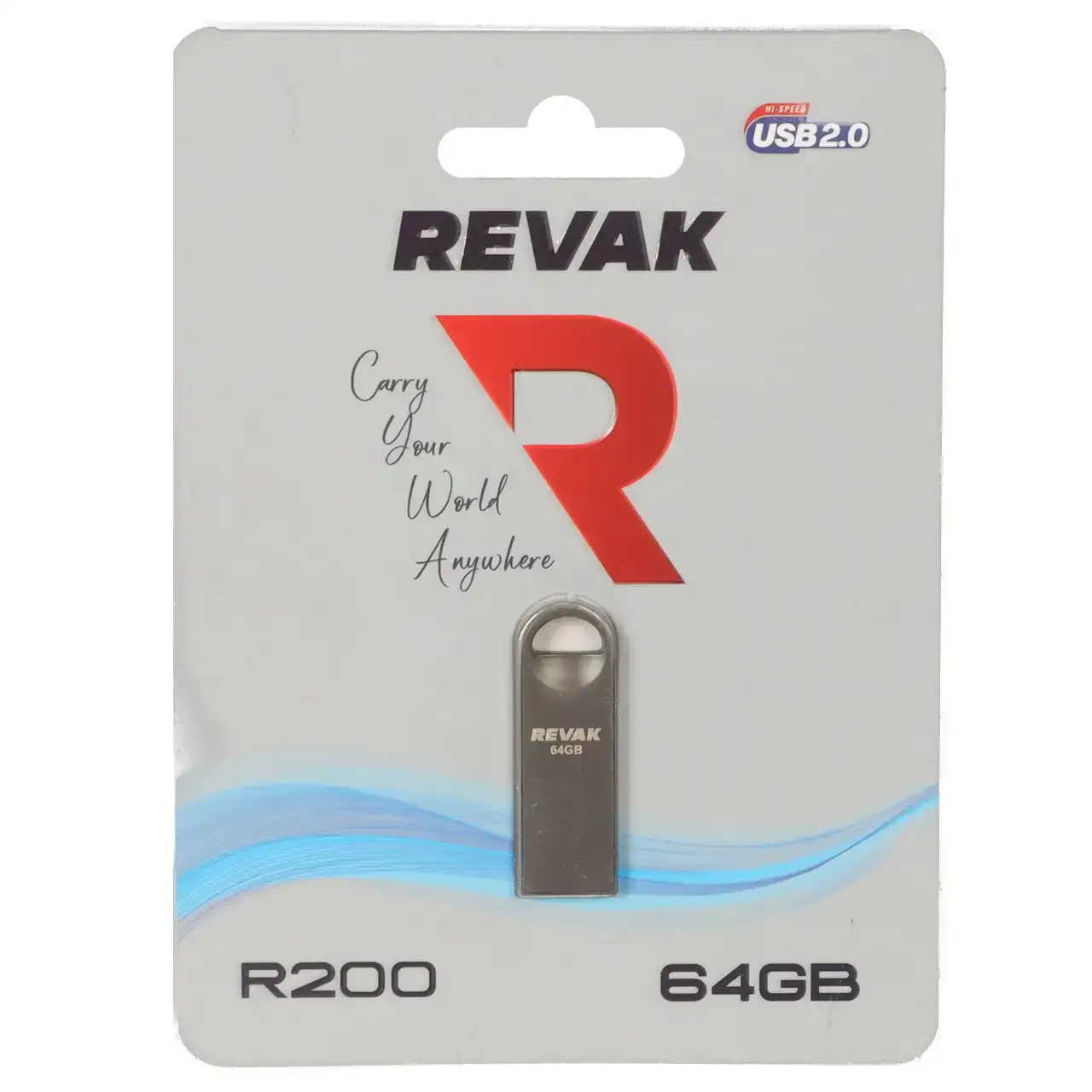 REVAK R200 USB2.0 Flash Memory - 64GB - مشکی