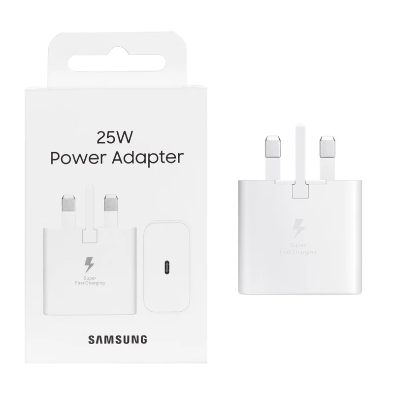 شارژر دیواری سه پین SAMSUNG 25W  T2510 ( فست و PD) سفید DST (6 ماهه DST+ بیمه نامه 12 ماهه DGARD) - درجه یک