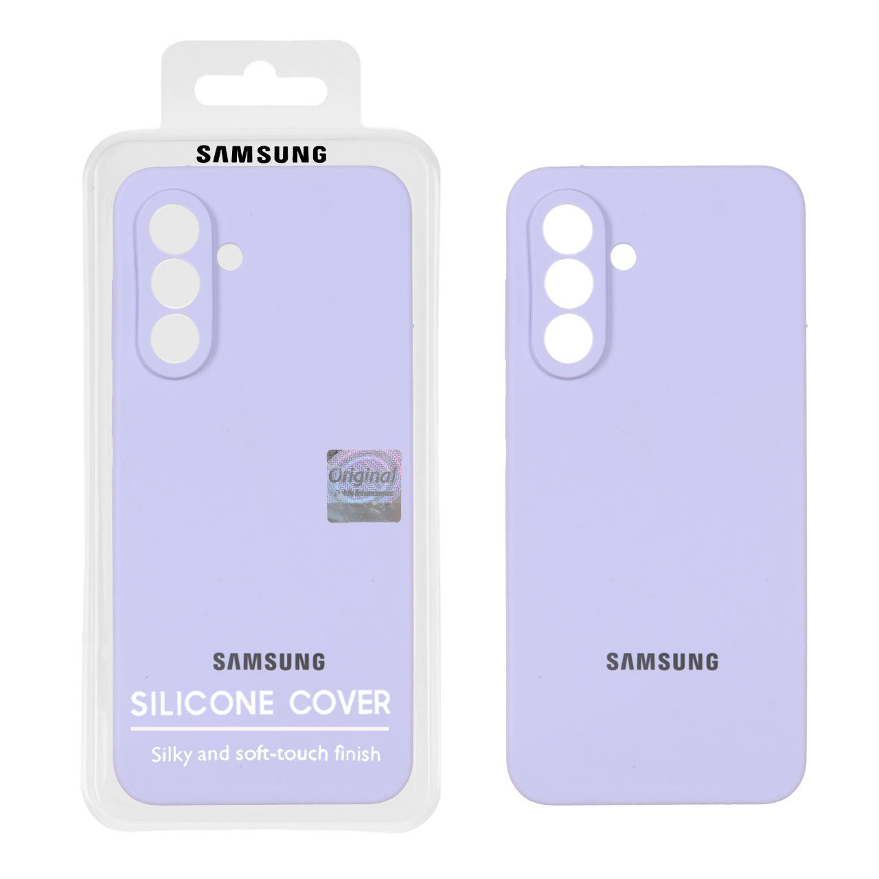 قاب سیلیکونی پاک کنی اورجینال Master Quality مدل Samsung Galaxy A56 / A36 - یاسی (پک دار)