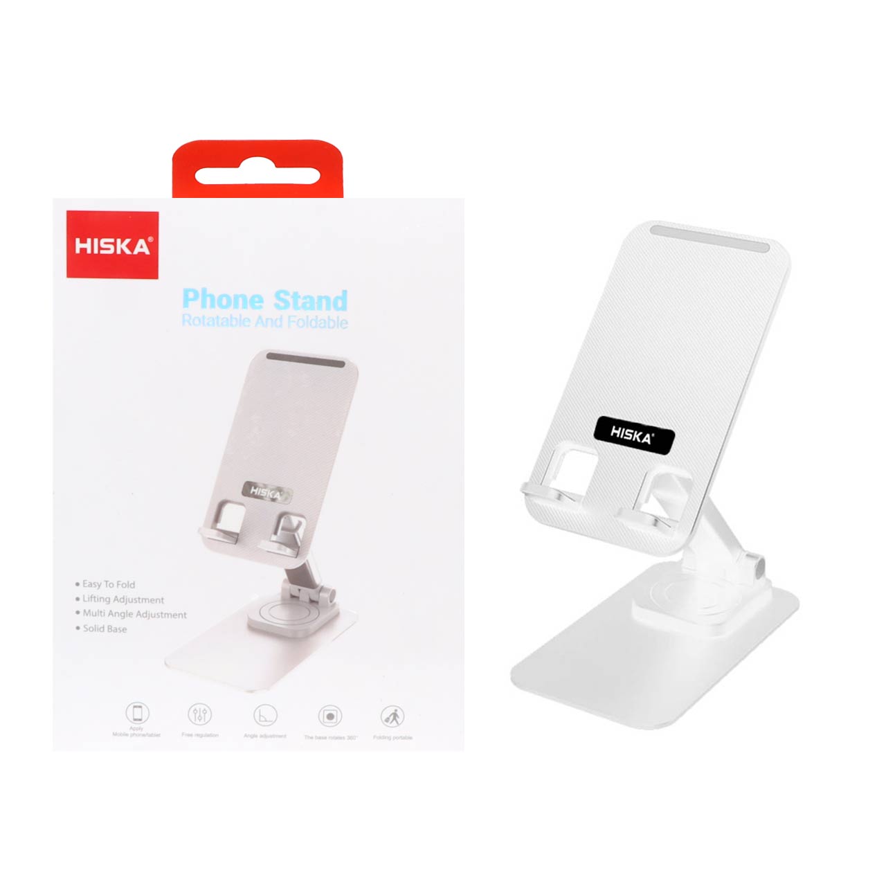 هولدر گوشی موبایل Hiska مدل HK-2017 - سفید