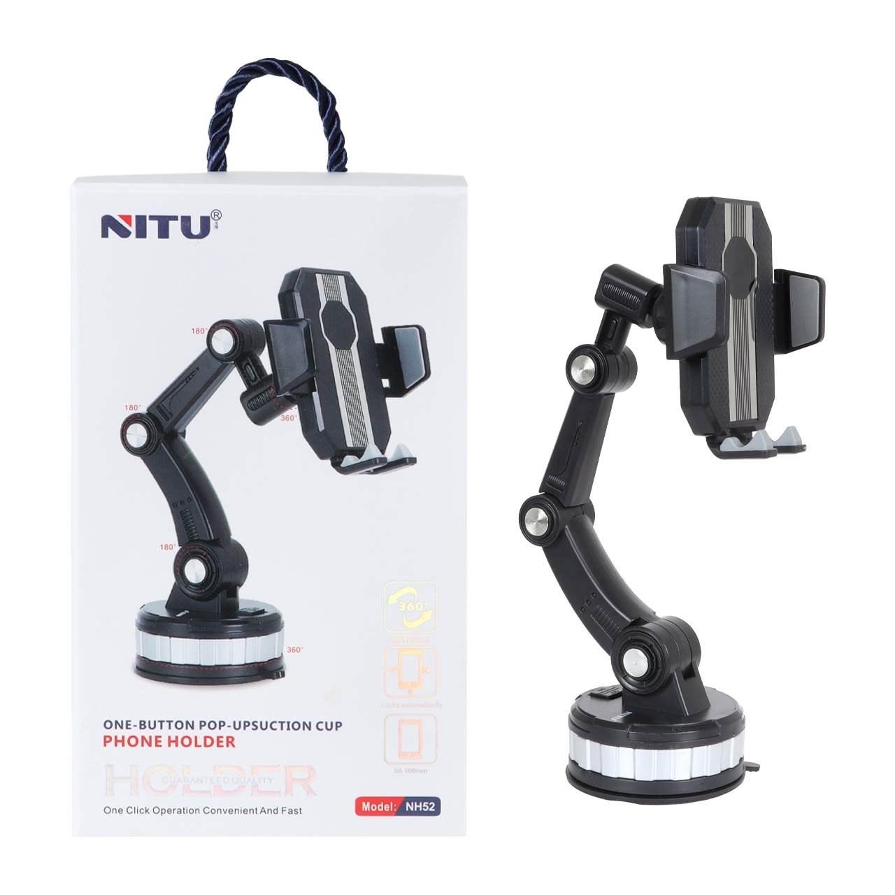 هولدر گوشی موبایل Nitu مدل NH52 - مشکی