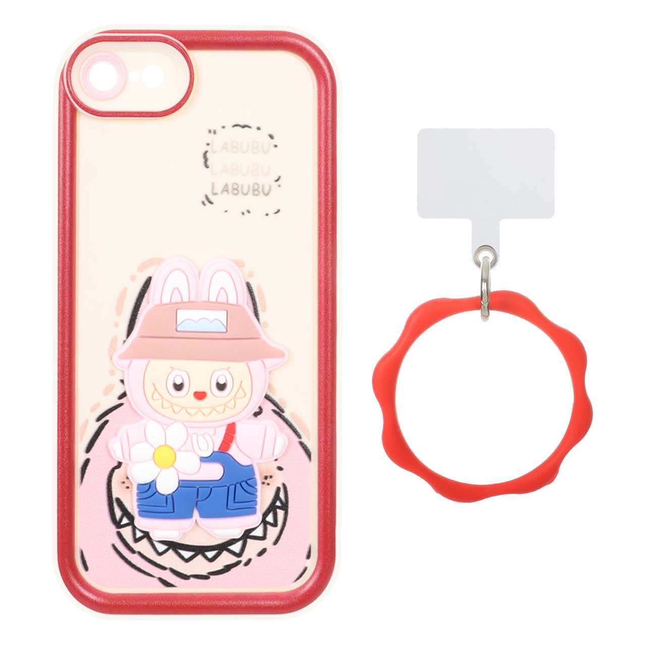 قاب Solid Case عروسک برجسته النگویی Apple iPhone 7 / iPhone 8 / iPhone SE (2020) - طرح 7