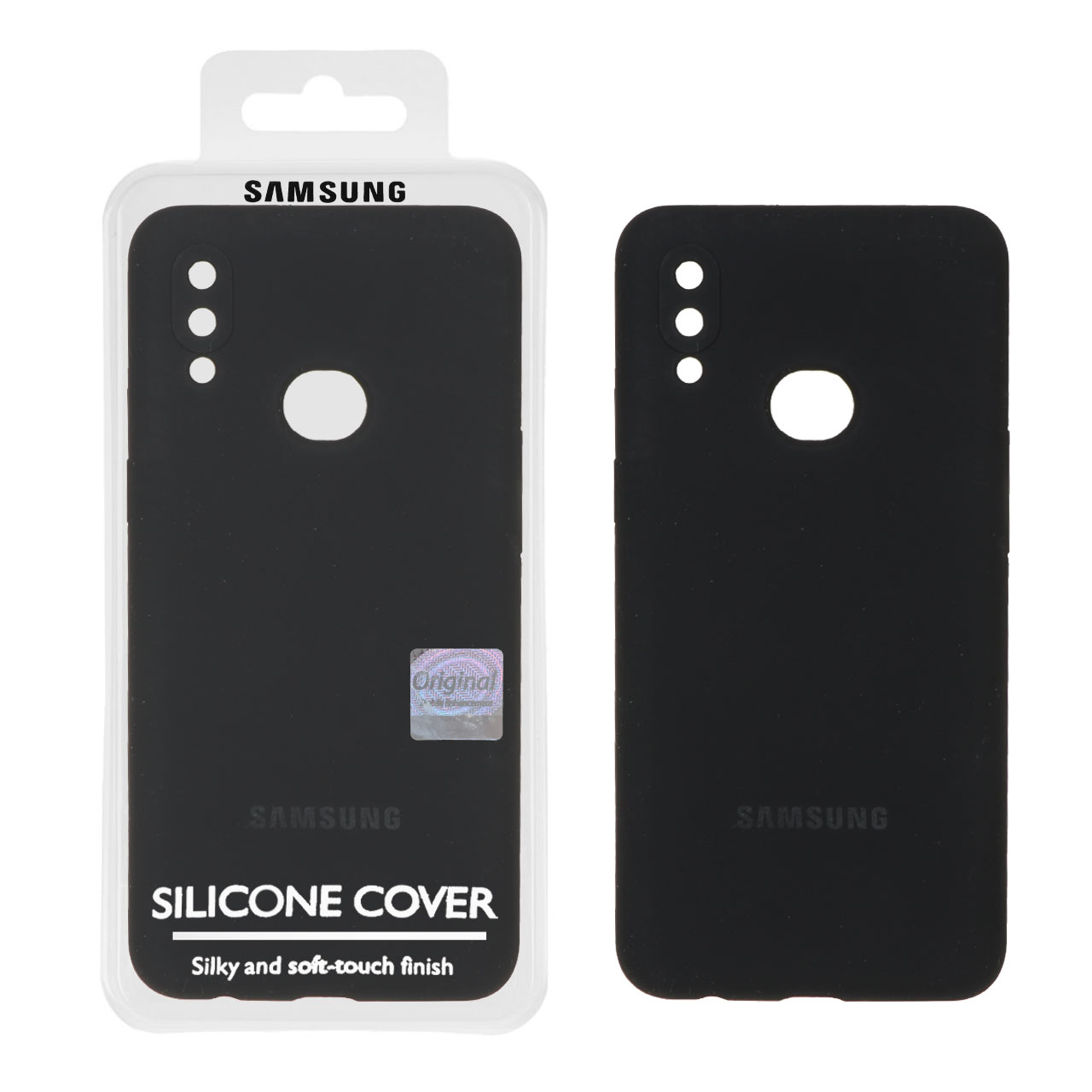 قاب سیلیکونی پاک کنی اورجینال Master Quality مدل Samsung Galaxy A10s - مشکی (پک دار)