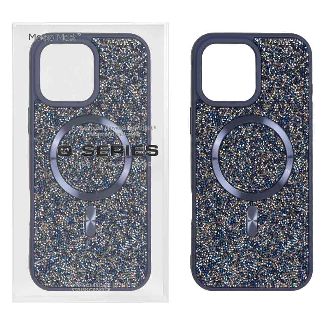 قاب اورجینال دیاموند Magsafe مدل Apple iPhone 16 Pro Max - سرمه ای (پک دار)