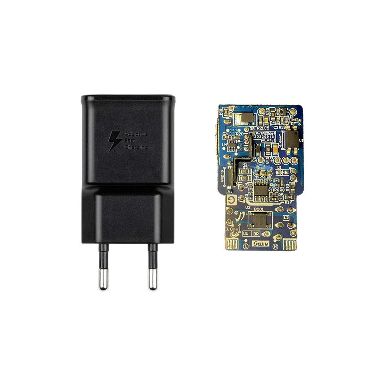 شارژر دیواری فست تک پورت SAMSUNG مدل TA200 S10 - مشکی