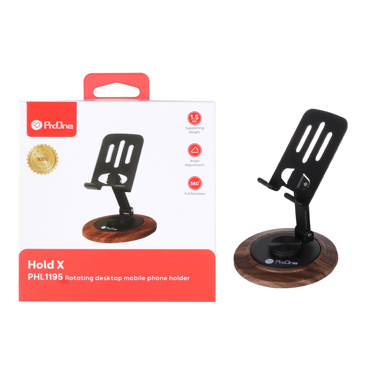 هولدر موبایل رومیزی ProOne مدل PHL1195 - مشکی