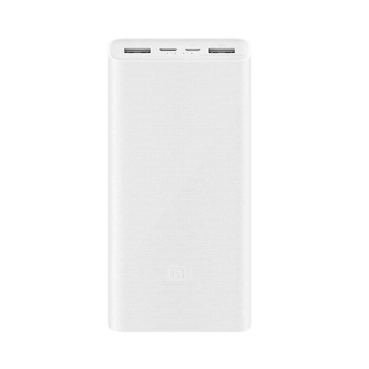 پاوربانک (فست شارژ) Xiaomi 18W 30000mAh مدل PB3018ZM - سفید - اصل چین (گارانتی یک ساله شرکتی)