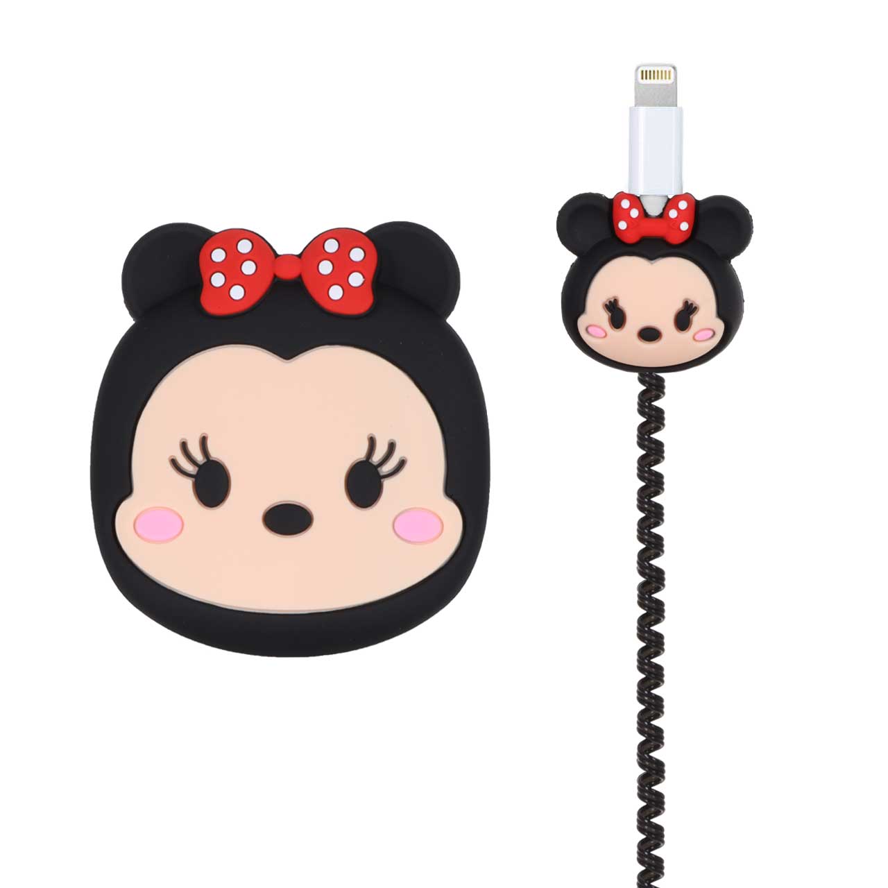 ست سیلیکونی عروسکی محافظ کابل و شارژر اپل 20 وات - طرح 10