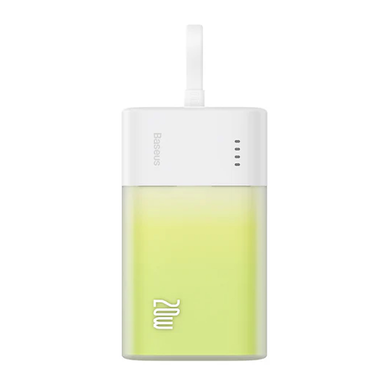 پاوربانک (فست شارژ) Baseus 5200mAh مدل Popsicle PPKDC05I 20W - سبز (گارانتی آونگ)