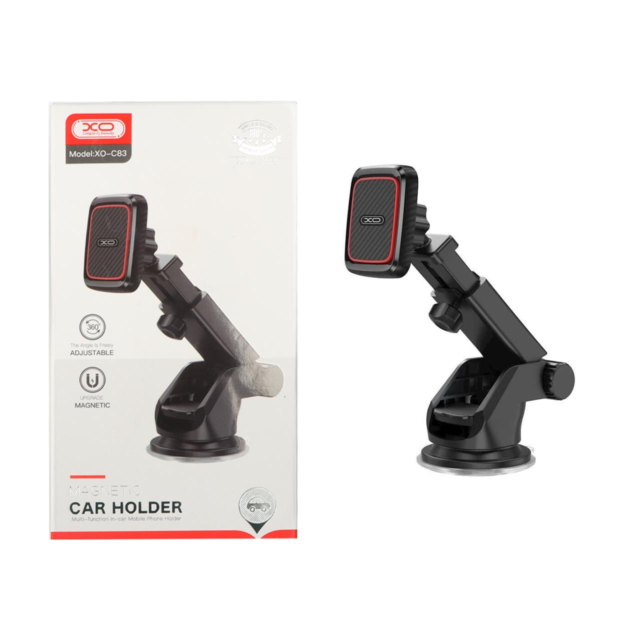هولدر گوشی موبایل پایه دار مگنتی XO مدل XO-C83 - مشکی