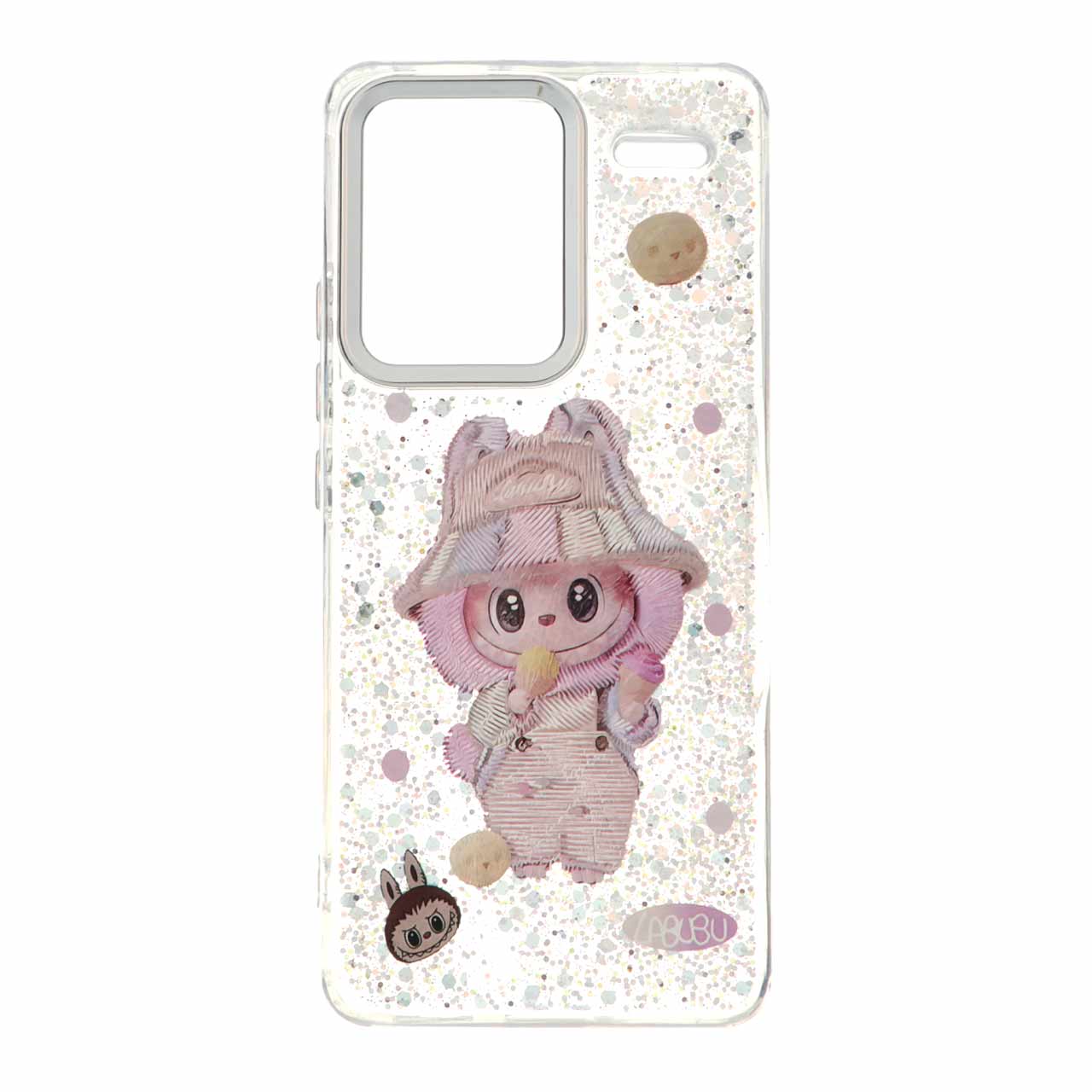 قاب رزینی اکلیلی لنز سیلور Xiaomi Redmi Note 13 Pro Plus 5G - طرح 131