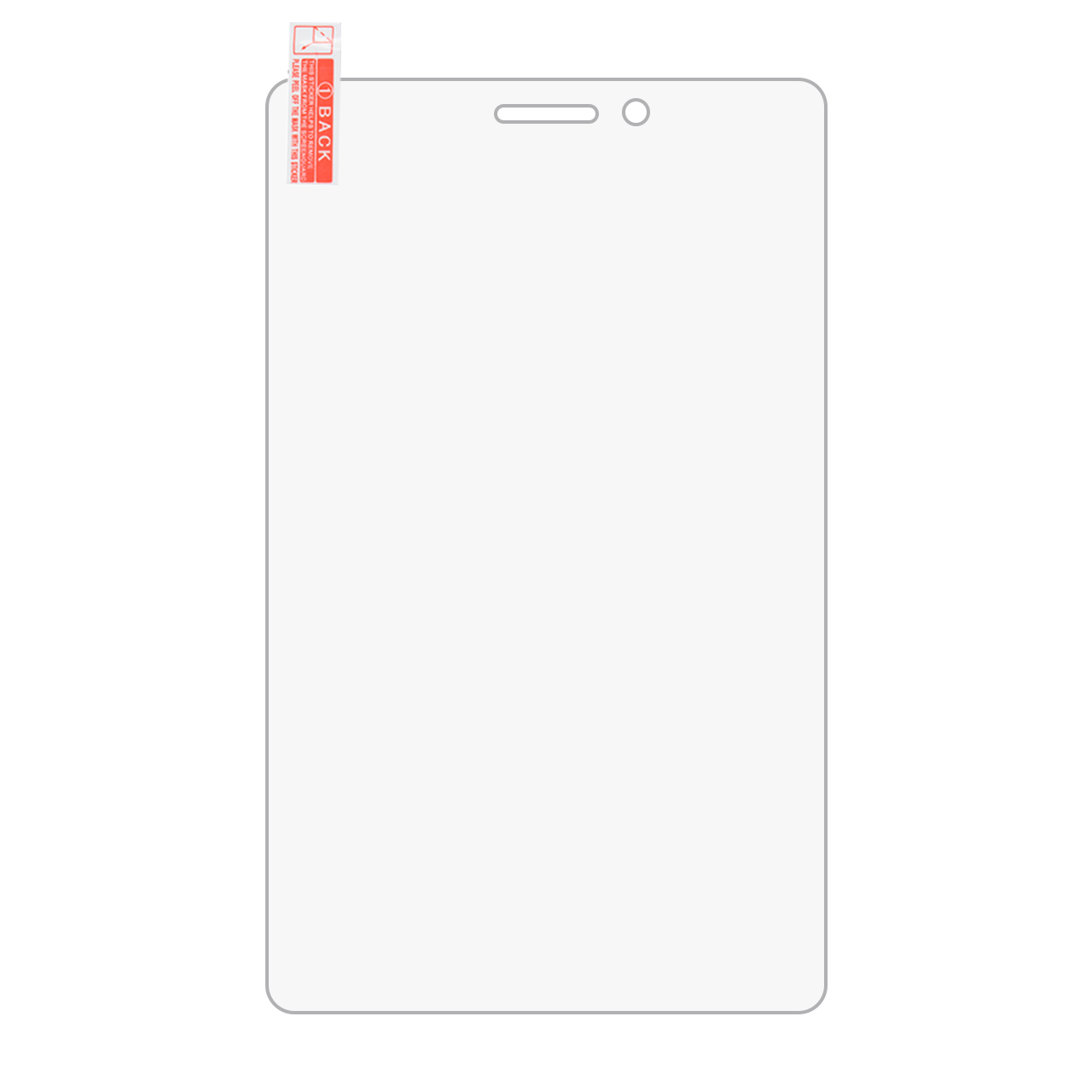 محافظ صفحه نمایش شیشه ای تبلت مدل Samsung T295 - (بدون پک)