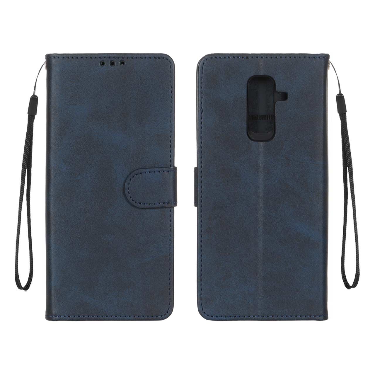 کیف موبایل مگنتی درجه یک MNC مدل Samsung Galaxy A6 Plus - سرمه ای تیره