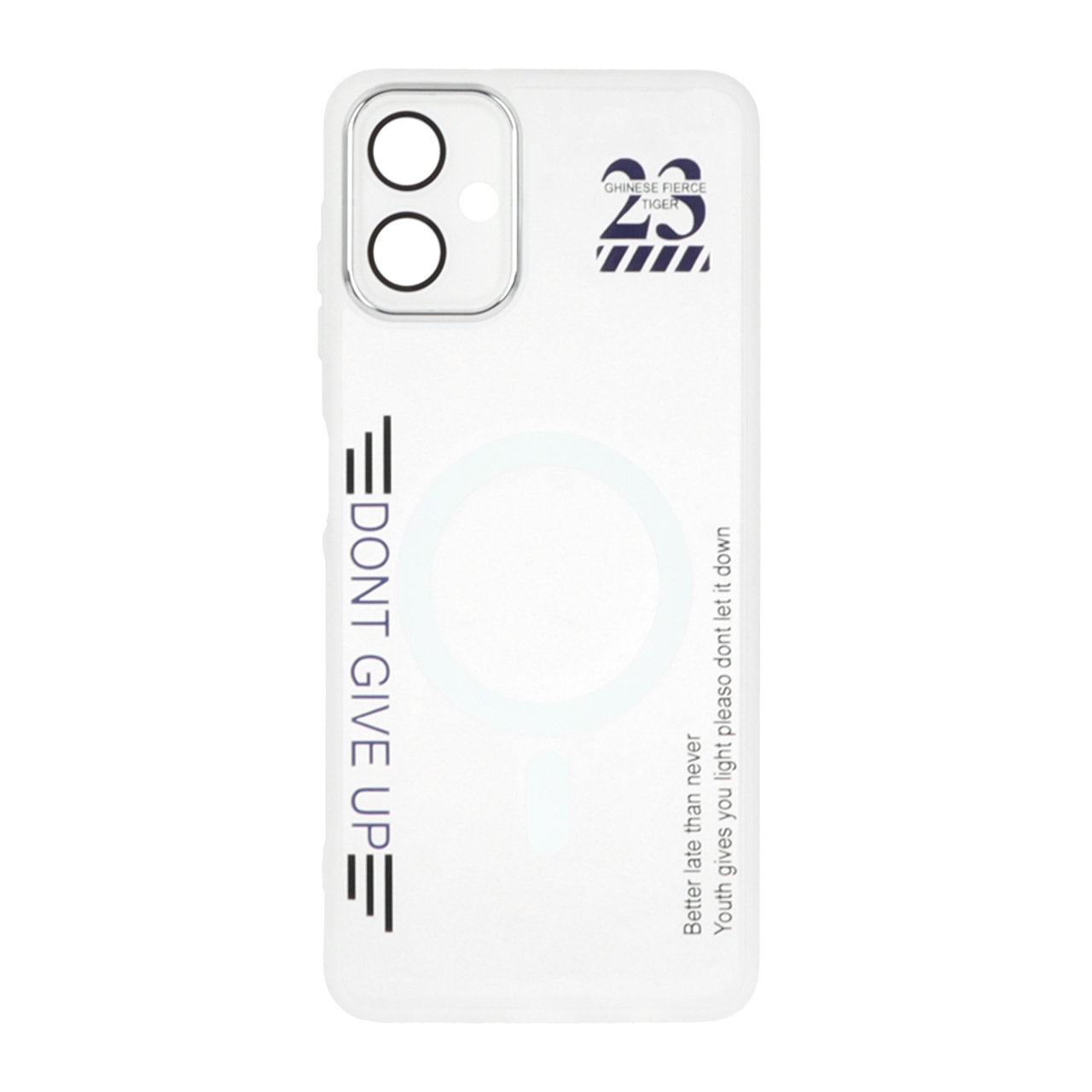 قاب Diamond Space طرح مگ سیف لنز گلس دار Samsung Galaxy A06 - سفید - MPS