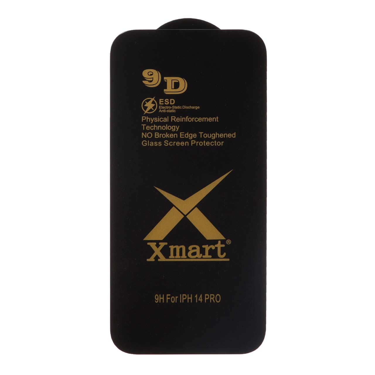 محافظ صفحه نمایش شیشه ای Full Cover XMART 9D-ESD مدل Apple iphone 16 / iPhone 15 / iPhone 14 Pro (بدون پک)