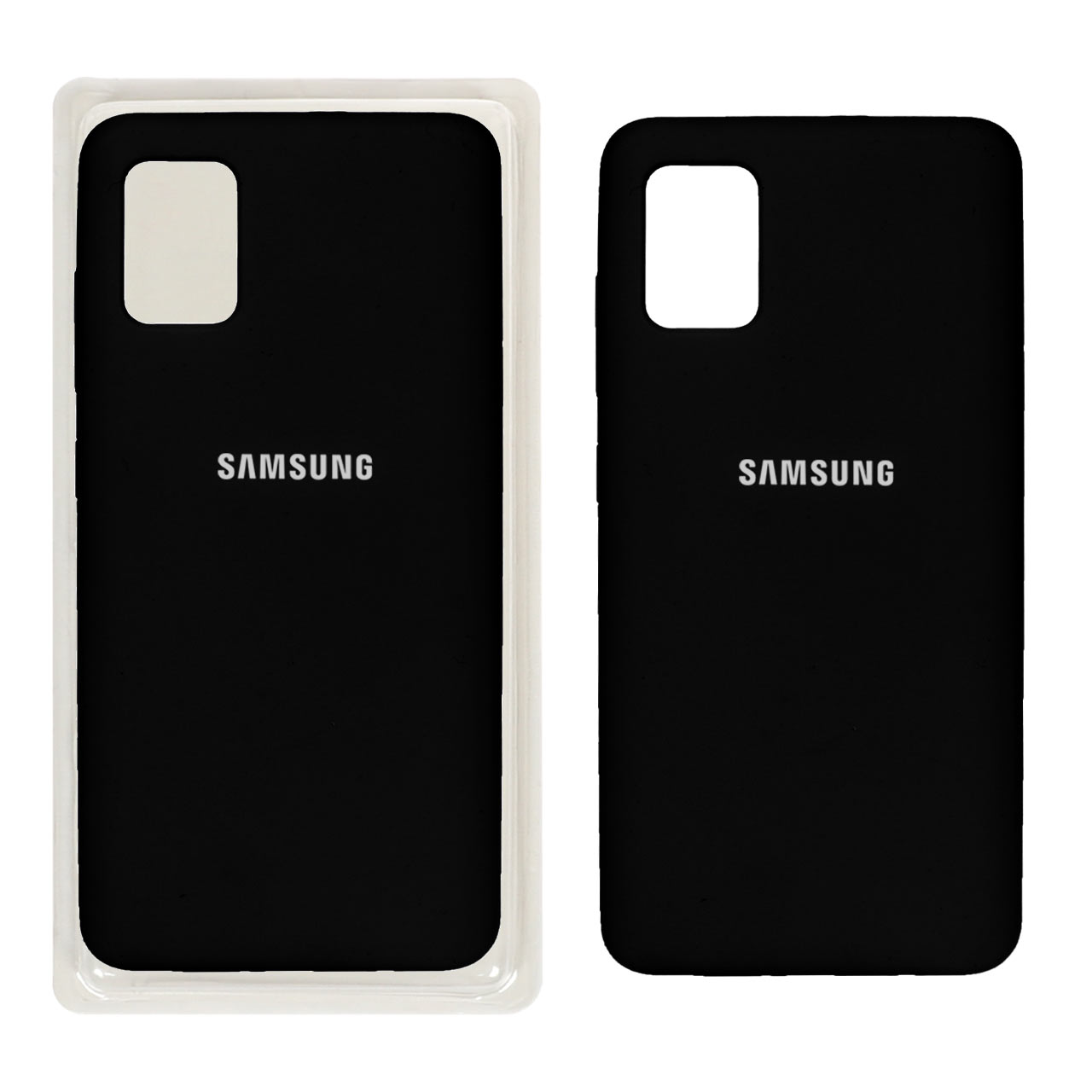 قاب سیلیکونی پاک کنی اورجینال Samsung A51/M40S - مشکی (پک اصلی)