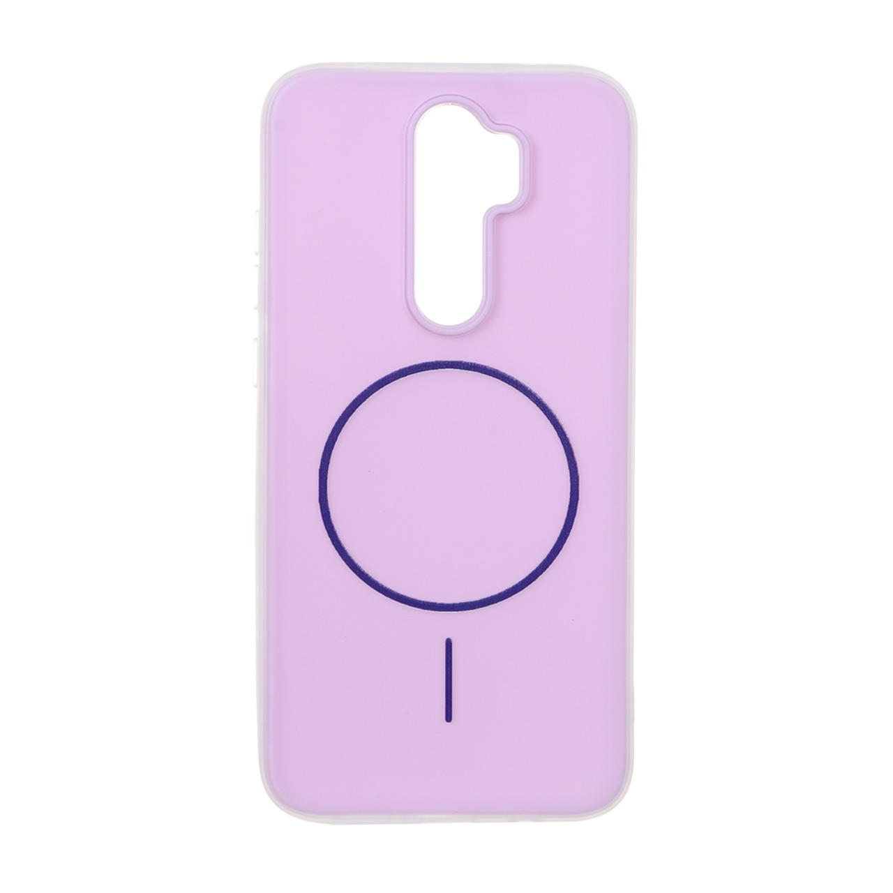 قاب دو تکه طرح مگ سیف مات Xiaomi Redmi Note 8 Pro - بنفش