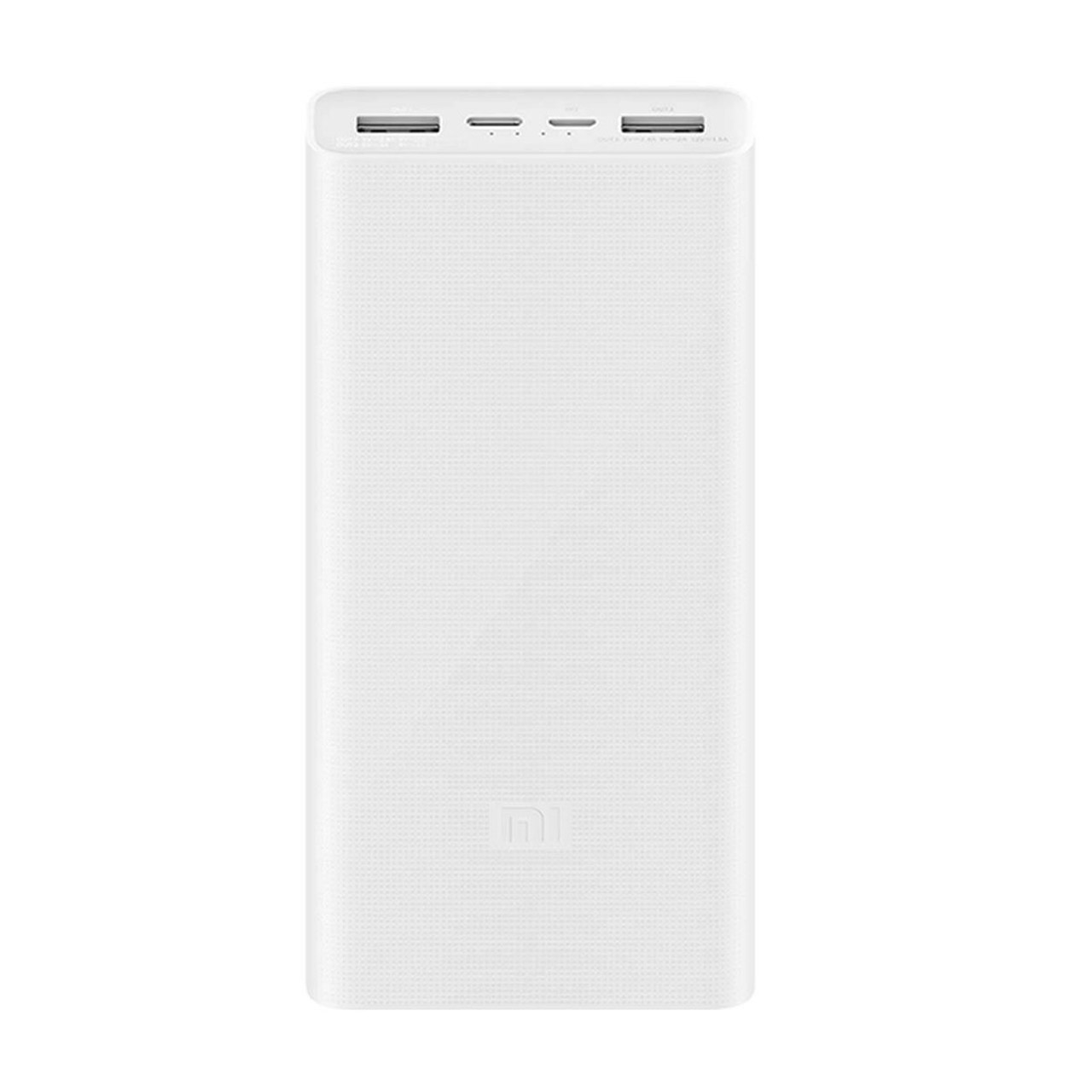پاوربانک فست شارژ Xiaomi 20000mAh مدل Plm18ZM 18W - سفید - (گارانتی 6 ماهه شرکتی)