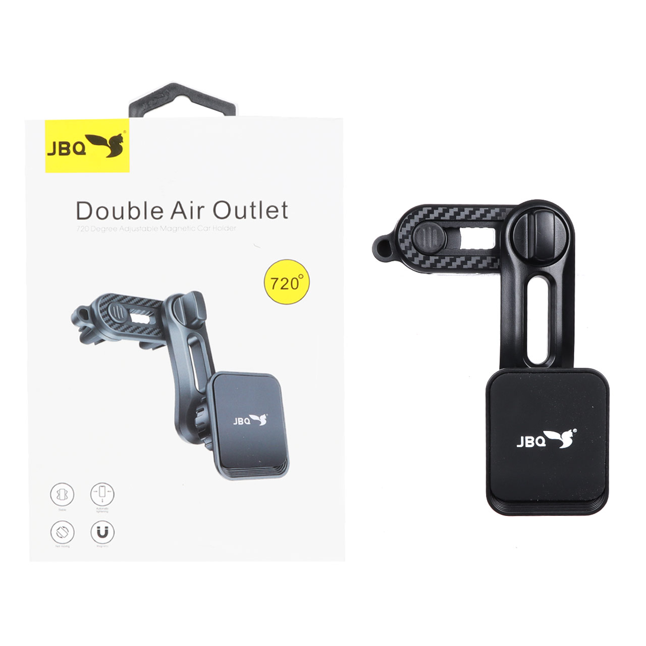 هولدر گوشی موبایل مگنتی JBQ مدل HLC-04 - مشکی (گارانتی شش ماهه رصاصی)