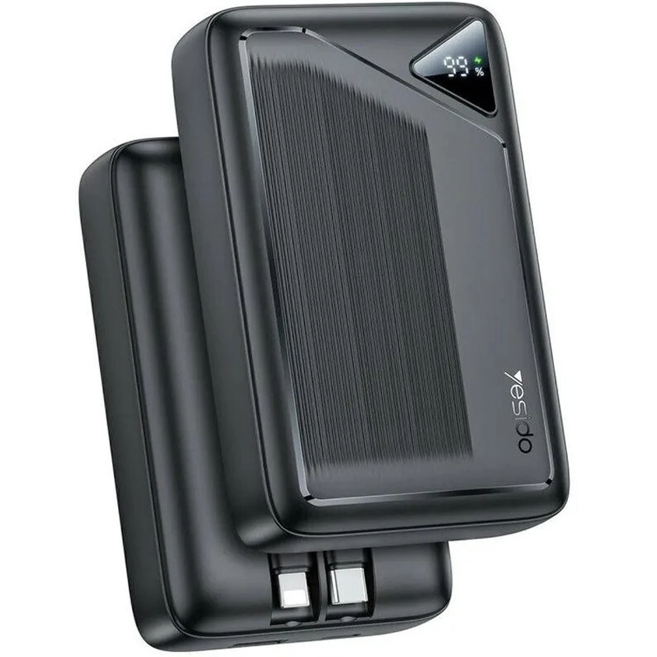 پاوربانک PD و فست شارژ Yesido 10000mAh مدل YP84 22.5W - مشکی (گارانتی 12 ماه تعویض نیکان همراه)