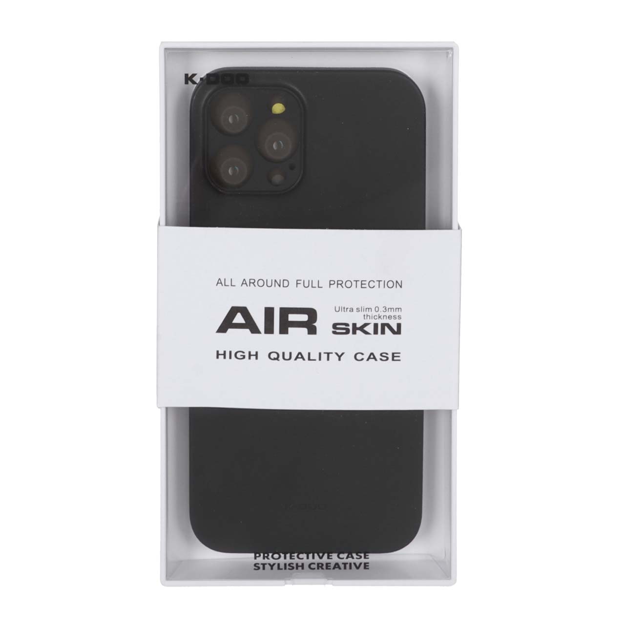 قاب Original KZDoo Air Skin مدل Apple iPhone 12 Pro Max - مشکی (پک دار) - NTC