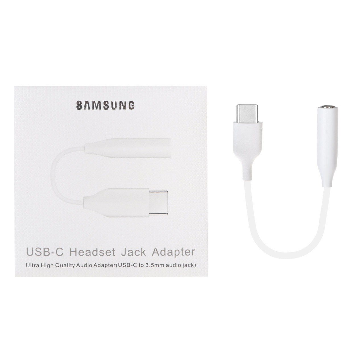 تبدیل Type-C Samsung به جک 3.5 میلی متری - سفید - SMO