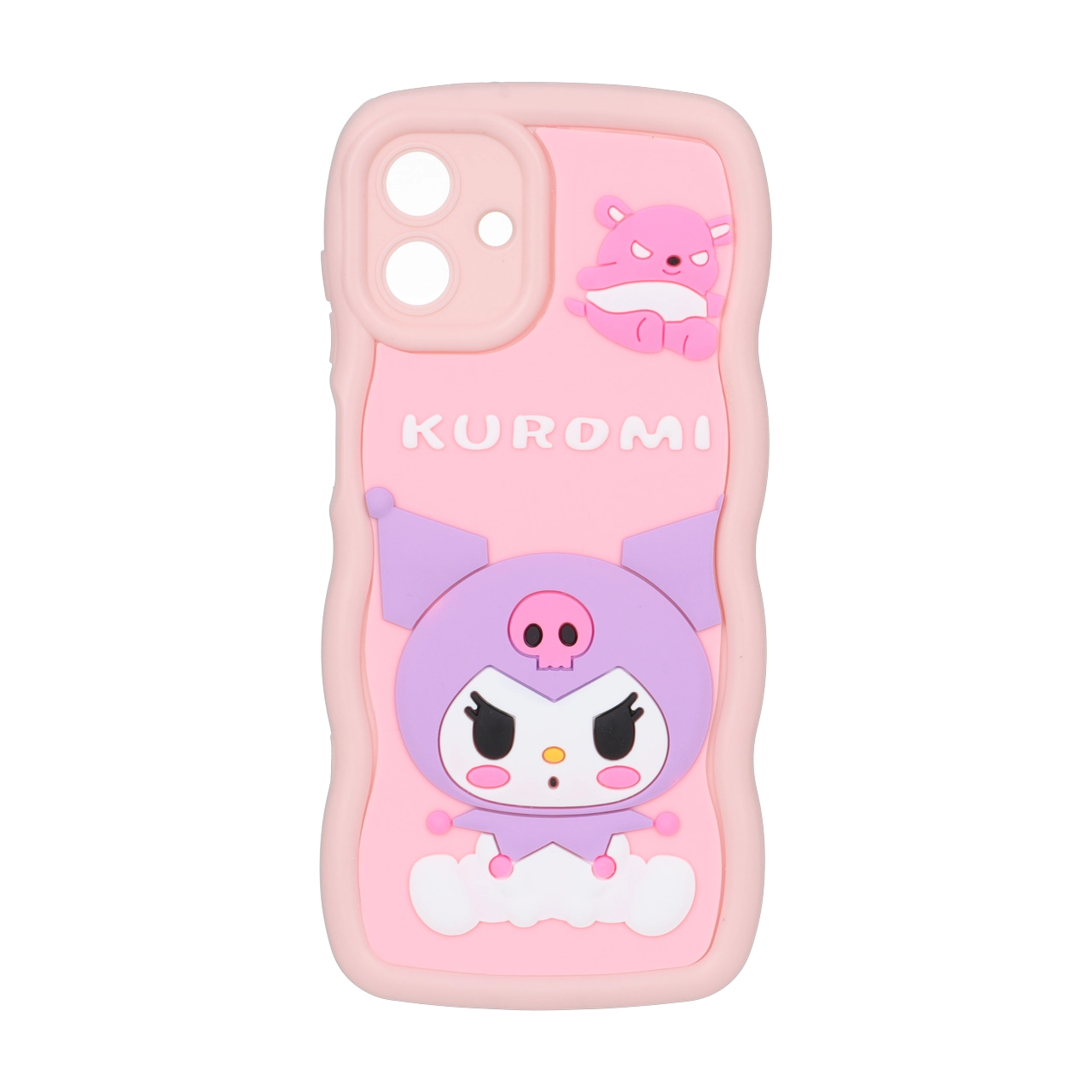 قاب کنگره ای عروسک برجسته محافظ لنزدار Samsung Galaxy A07 - طرح 113