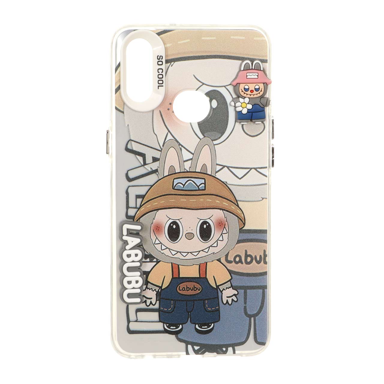 قاب SO COOL طرح Labubu خمیری برجسته Samsung Galaxy A10s - کد 93