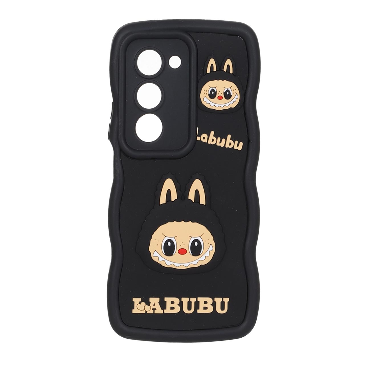 قاب کنگره ای عروسک برجسته محافظ لنزدار Xiaomi Redmi 15 4G - طرح 231