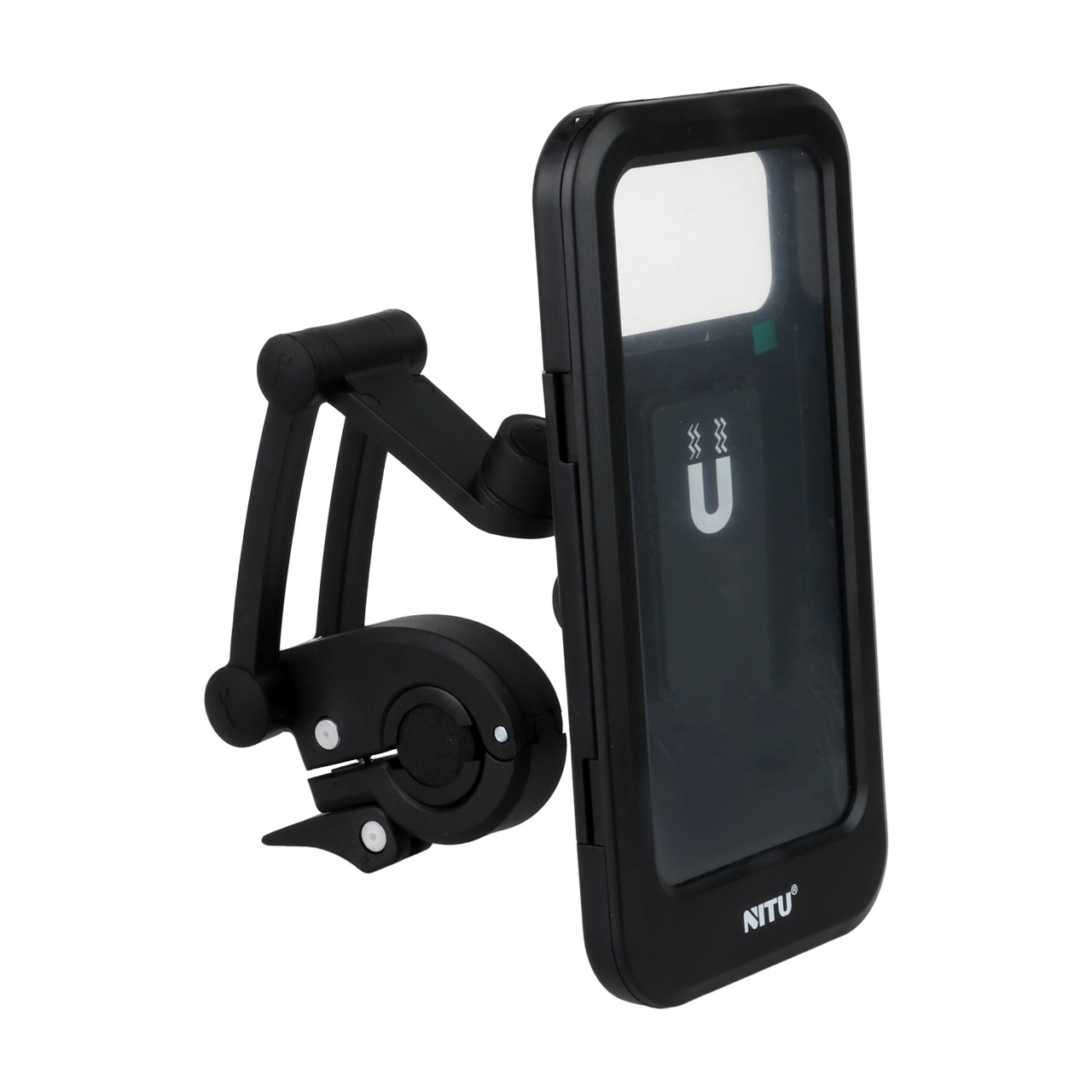 هولدر گوشی موبایل مخصوص دوچرخه NITU مدل NH25 - مشکی
