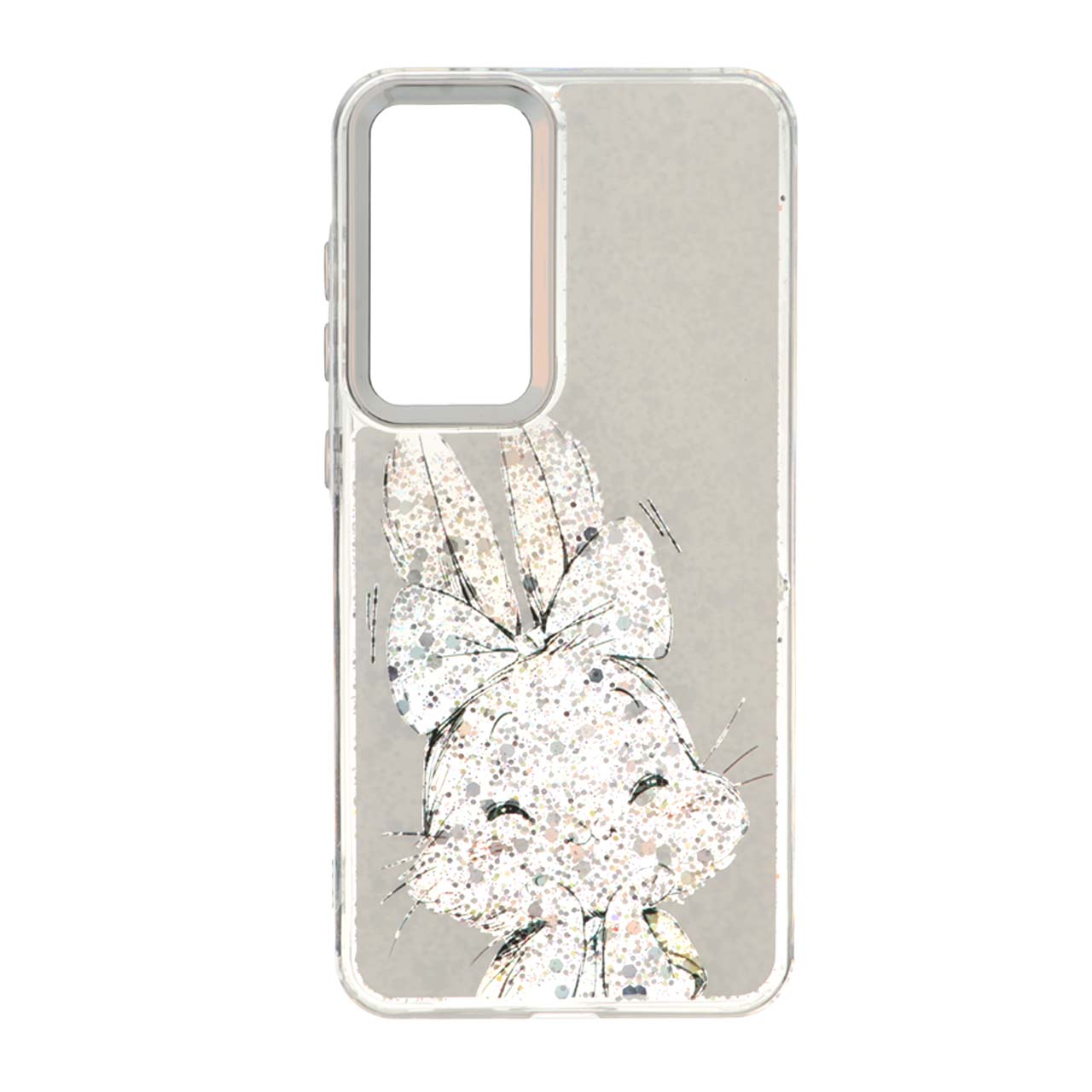 قاب رزینی اکلیلی لنز سیلور Samsung Galaxy S24 FE - طرح 147