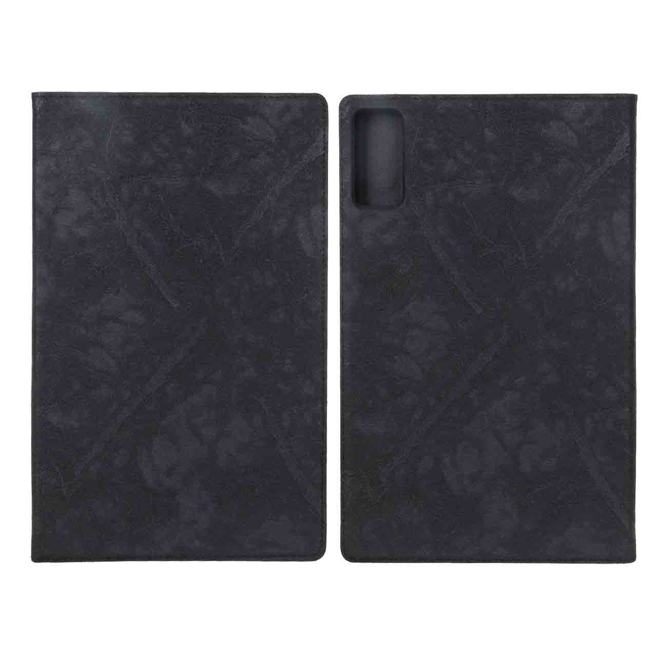 کیف تبلت چرمی طرح پتینه Xiaomi Redmi Pad SE - مشکی - BSA