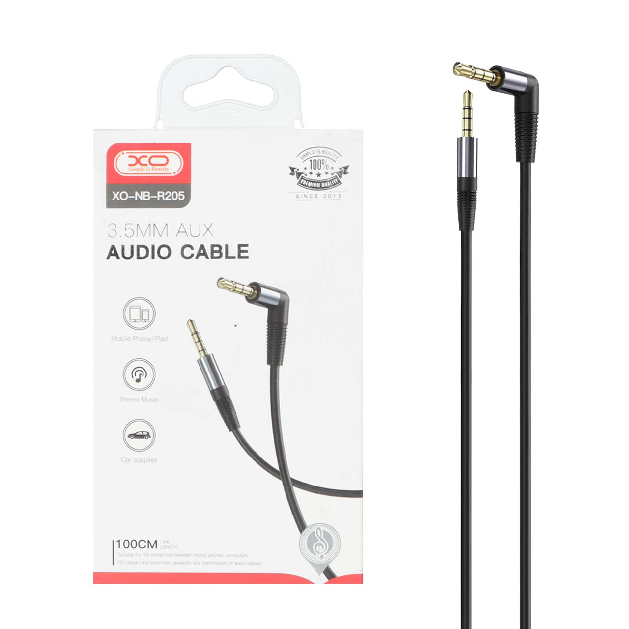 کابل XO AUX مدل XO-NB-R205 - مشکی