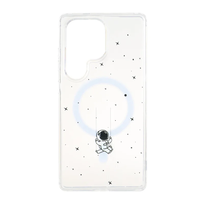 قاب دور ژله ای MagSafe مینیمال Samsung Galaxy S25 Ultra - طرح 447