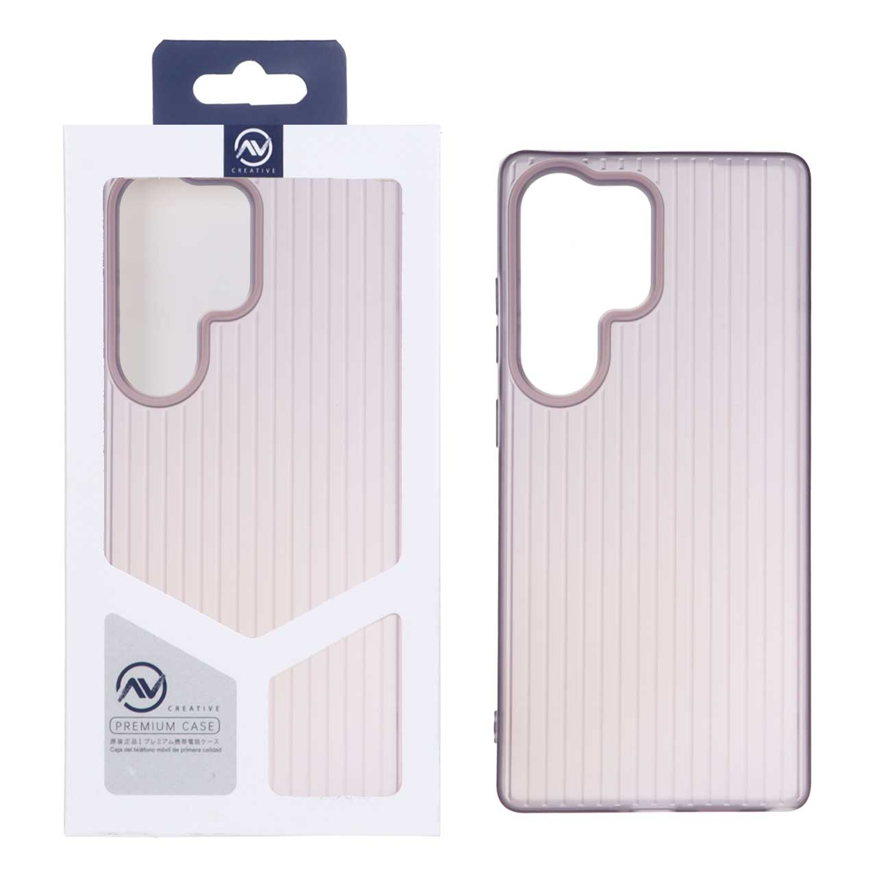 قاب Line Case ژله ای Samsung Galaxy S25 Ultra - بنفش (پک دار)