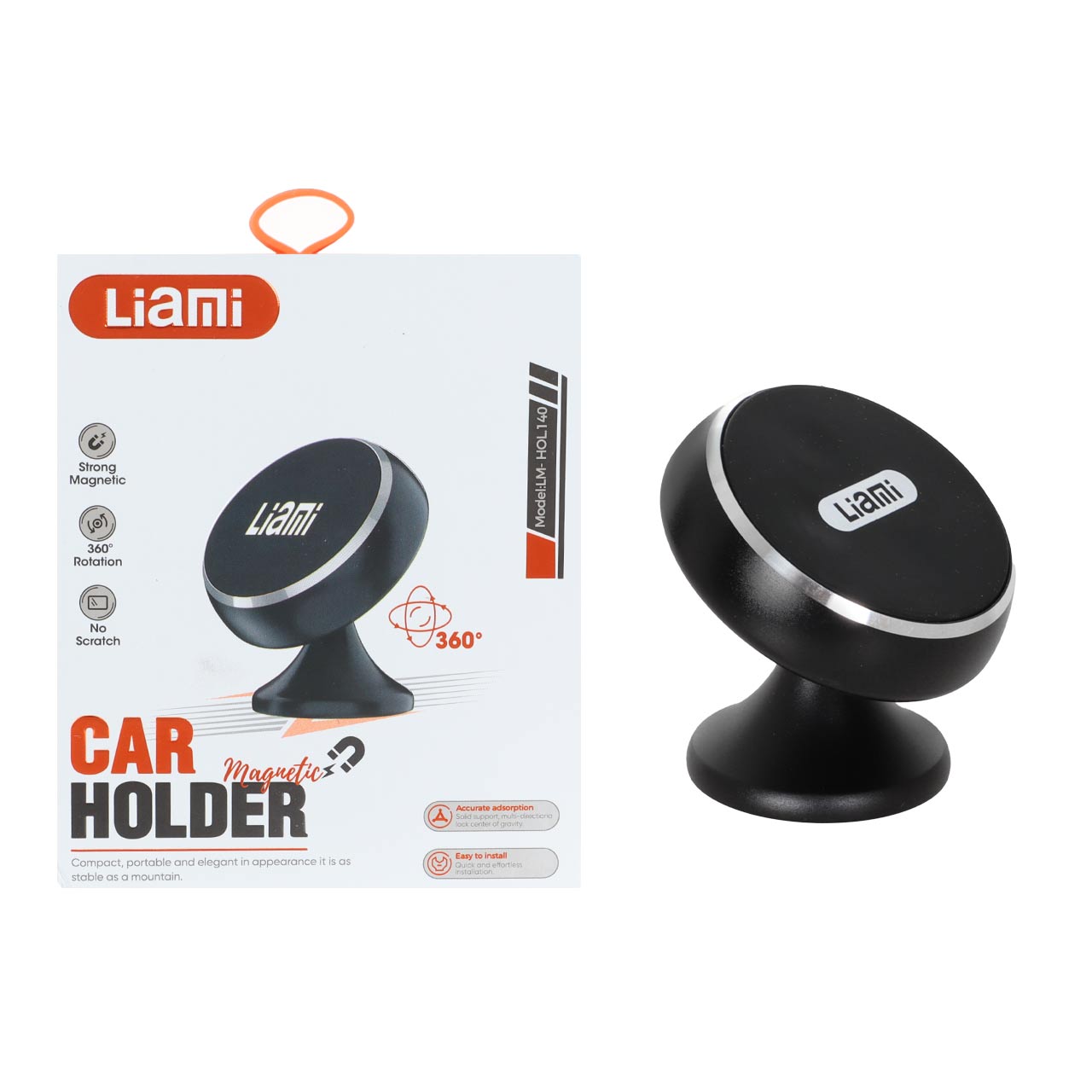 هولدر مگنتی گوشی موبایل Liami مدل LM-HOL140 - مشکی